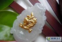 翡翠金鑲玉吊墜與手鐲 工藝禮品飾品批發優選